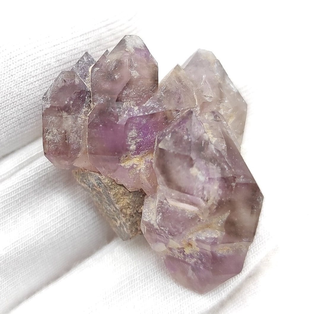 11.39g Double Terminated Amethyst from Kazakhstan - DT Purple Amethyst Crystal - Lake Balkhash, Kazakhstan - Natural Mineral Specimen