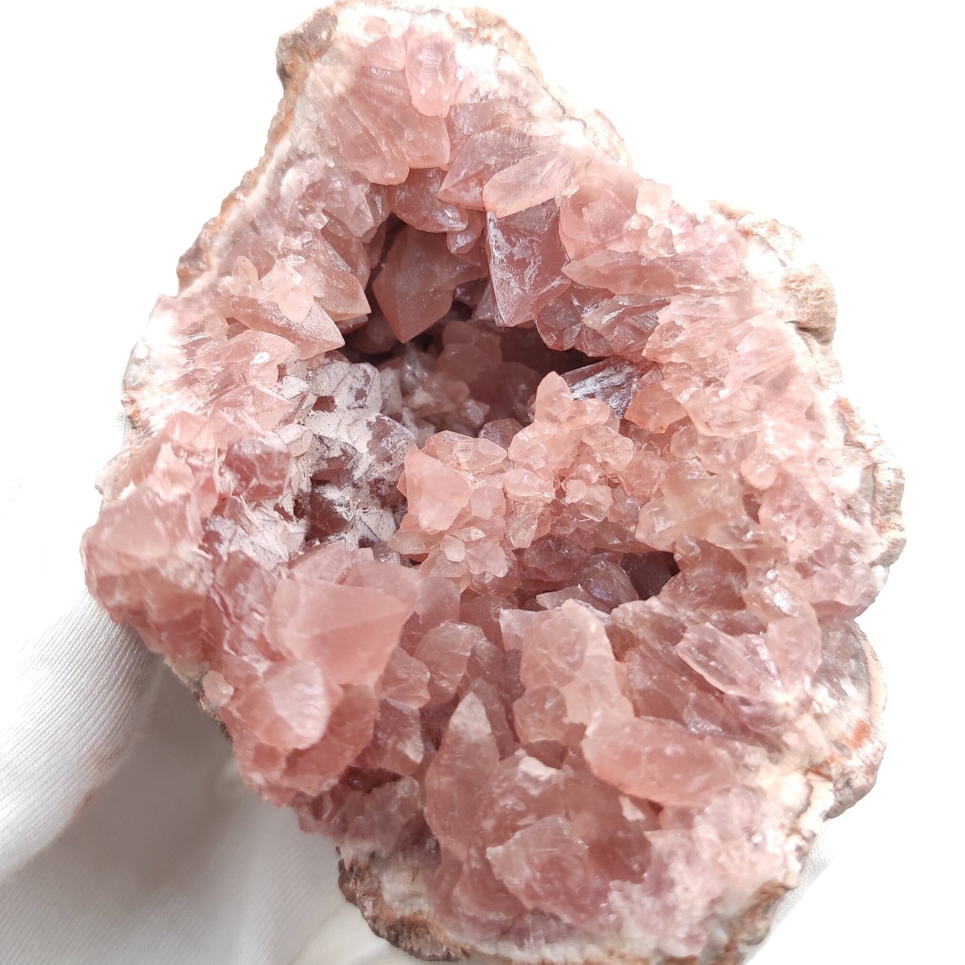 207g Pink Amethyst Geode - Neuquén, Argentina - Natural Raw Pink Amethyst Crystal - Pink Amethyst Geode Cluster - Crystallized Pink Amethyst