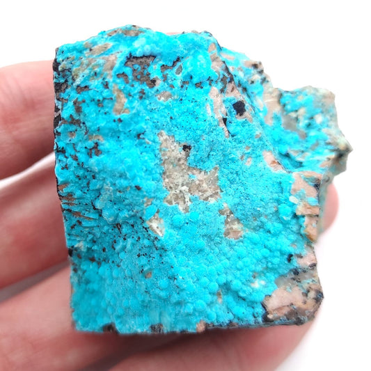 122g Chrysocolla on Matrix - Tyrone, New Mexico - Rough Chrysocolla from United States - Natural Chrysocolla Mineral Specimen - Raw Crystals