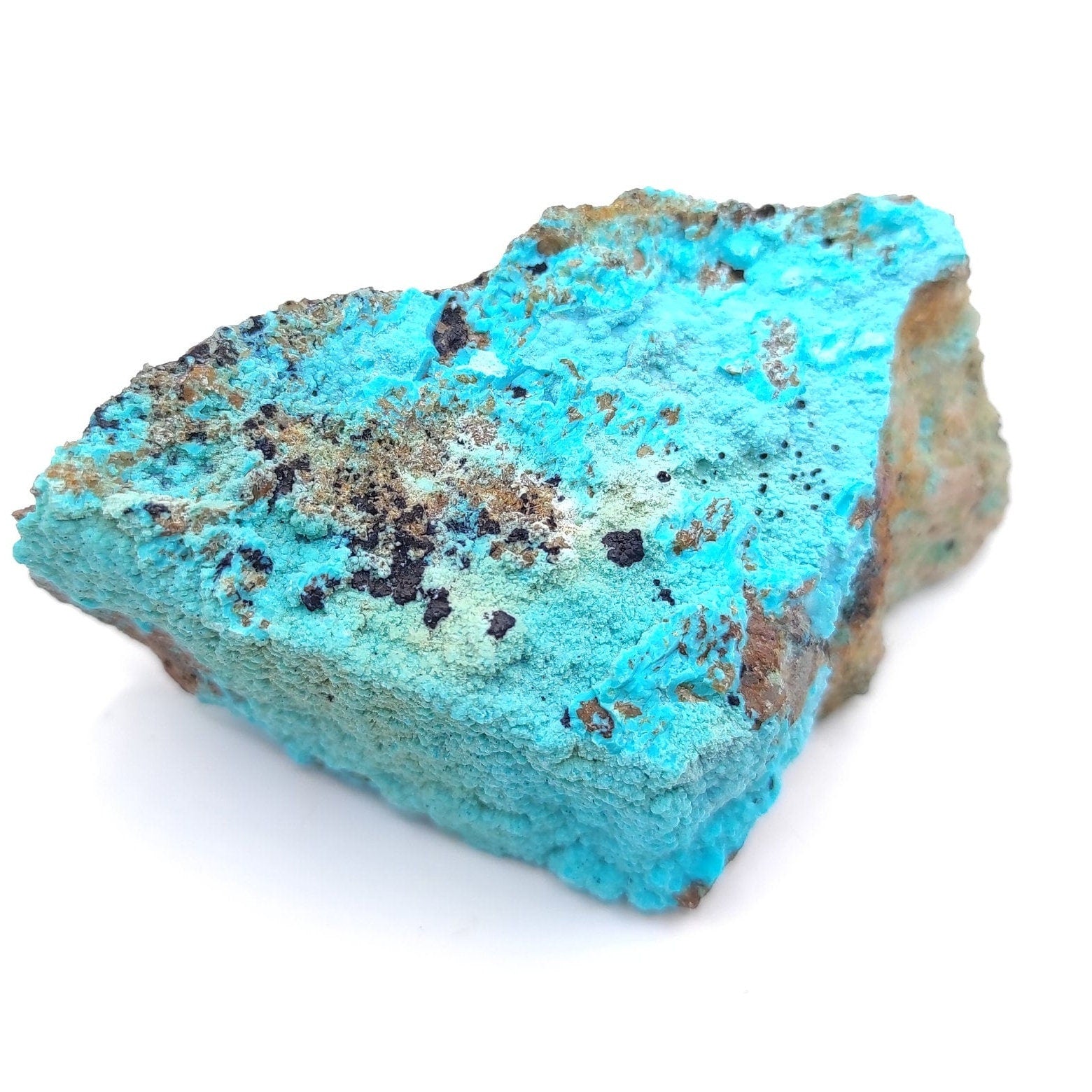96g Chrysocolla on Matrix - Tyrone, New Mexico - Rough Chrysocolla from United States - Natural Chrysocolla Mineral Specimen - Raw Crystals