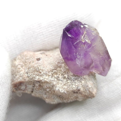 10.18g Amethyst from Kazakhstan - Purple Amethyst Crystal - Lake Balkhash, Saryshagan Deposit, Kazakhstan - Natural Mineral Specimen