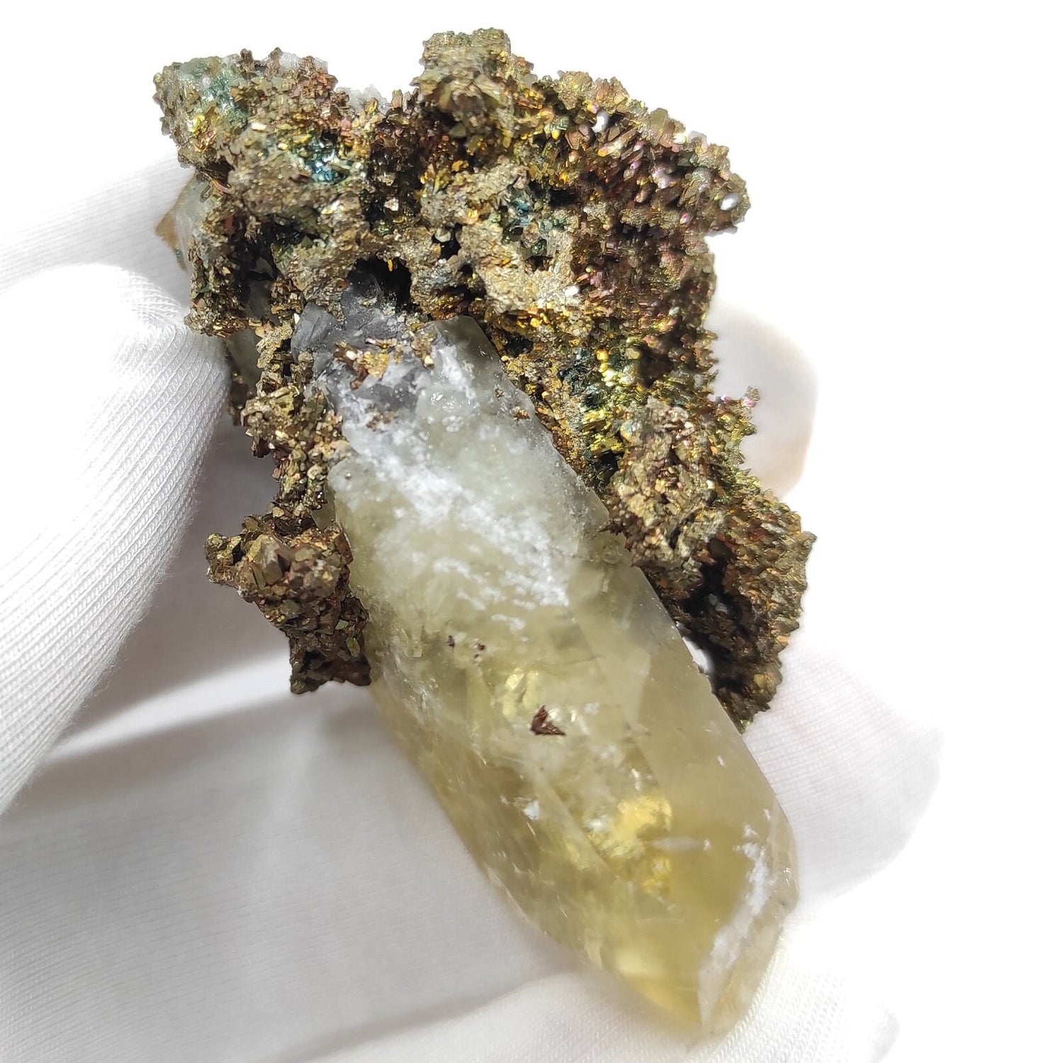 50g Calcite & Pyrite Crystal - Sweetwater Mine, Missouri | Exclusive Mineral