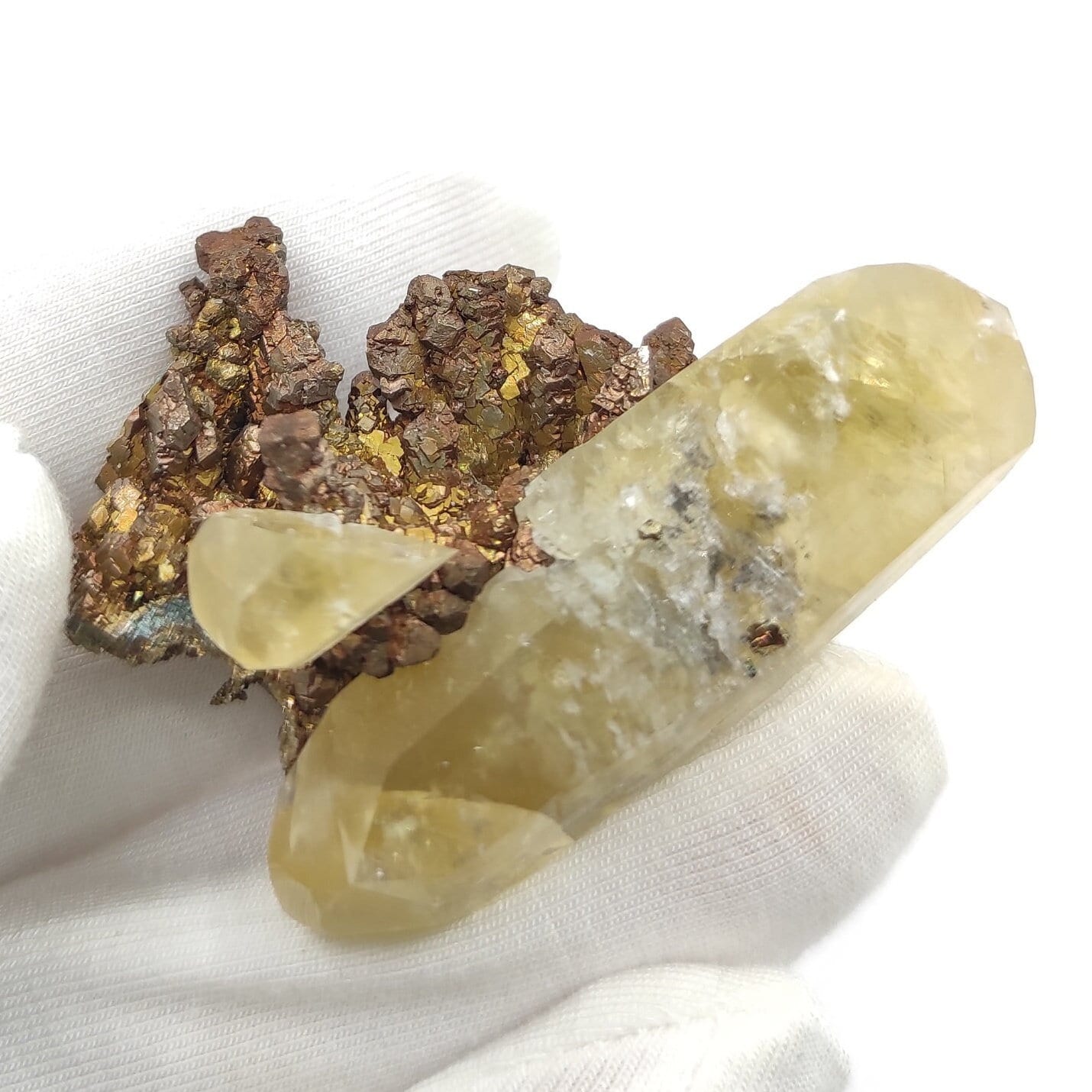 34g Calcite & Pyrite Specimen - Sweetwater Mine, Missouri