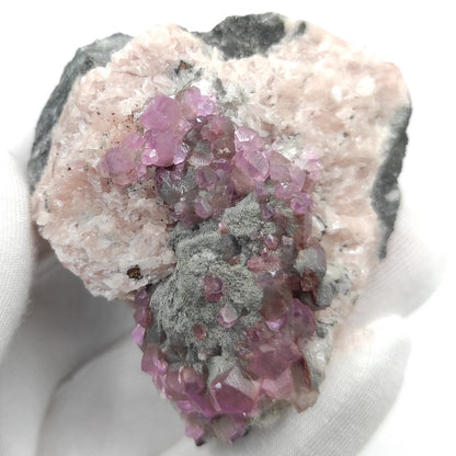 102g Cobalto Calcite - Pink Cobalt Calcite from Bou Azzer, Morocco - Salrose Stone - Cobaltocalcite Mineral Specimen - Pink Calcite Crystal