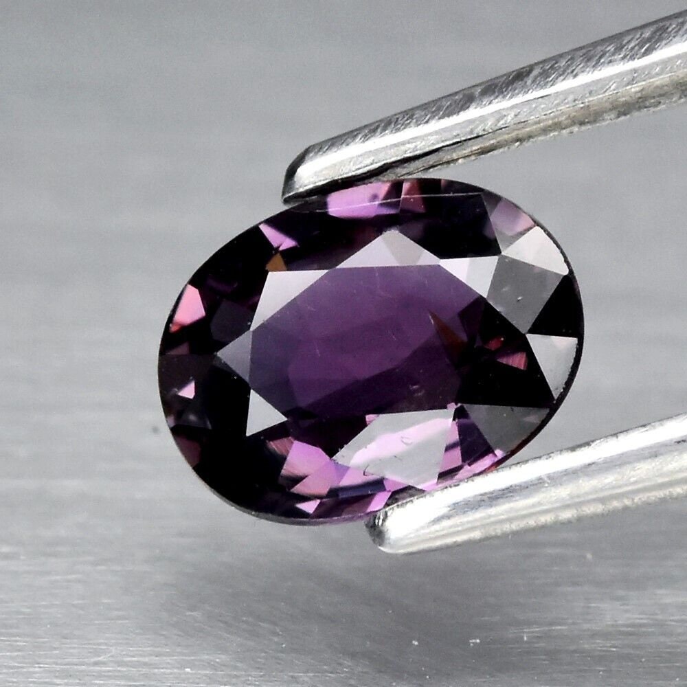 0.72ct VS Unheated Purple Sapphire - Oval Faceted Sapphire from Songea, Tanzania - Oval Cut Pink Purple Sapphire - Unheated Loose Gem